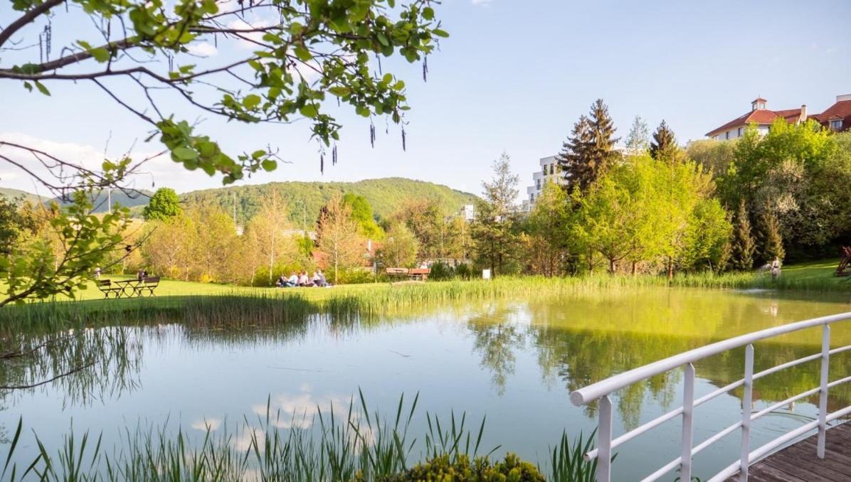 Alure Residences 3 & 24H Self Check-In, Parking In The Garage In The Apartment Building Included, New Building, Terrace, Green Location With A Forest Park With A Lake, Children'S Playground Besztercebánya Kültér fotó